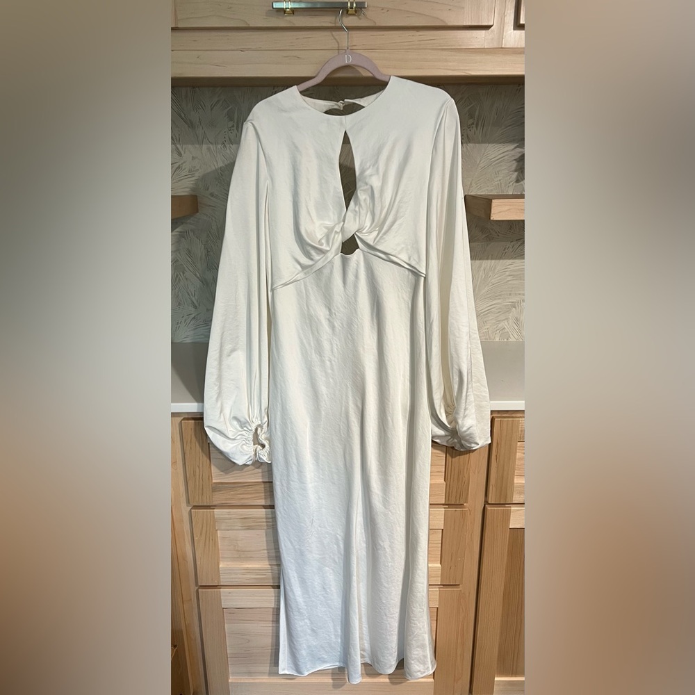 Elegant White Anthropologie Dress
